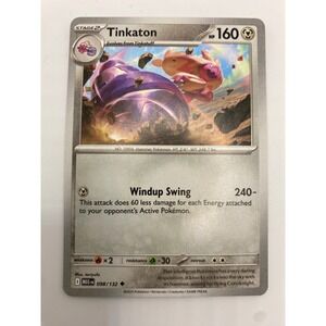 Pokemon Tinkaton 098/132 MEGEN Metal Type Uncommon Card Silver Trading Gaming